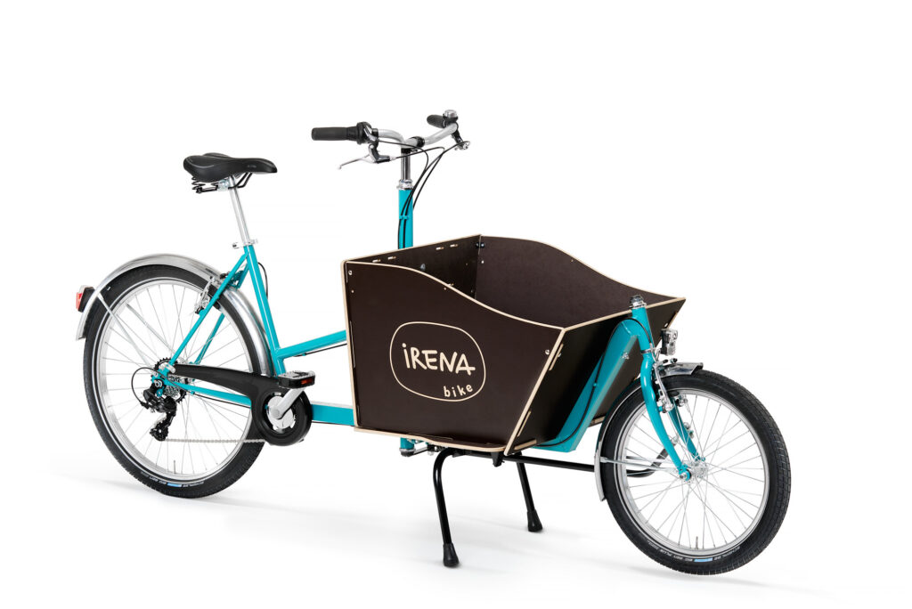 Irena Bike Cargo Cargobike mobilità sostenibile bicicletta bici telaio cassone