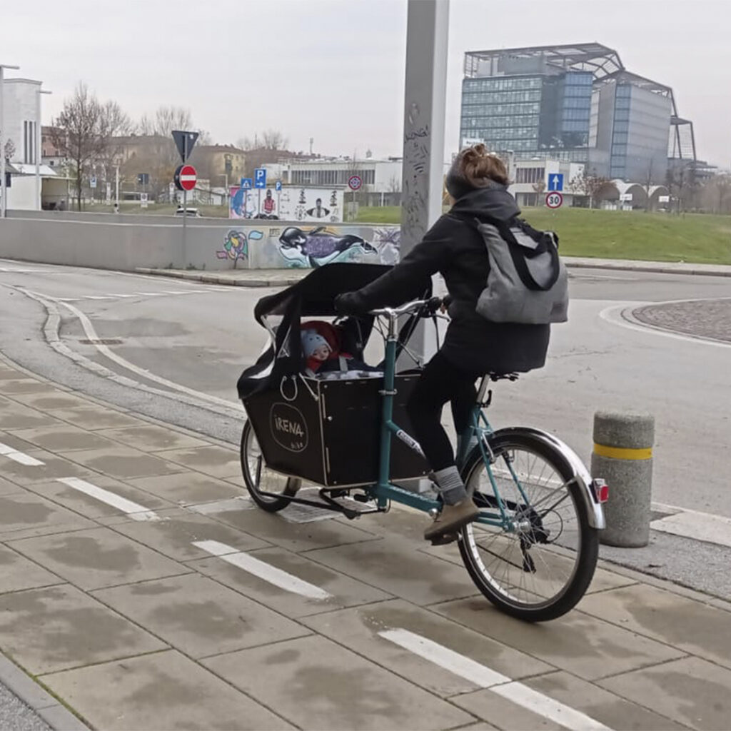 Irena Bike Cargo Cargobike mobilità sostenibile testimonianze bicicletta bici